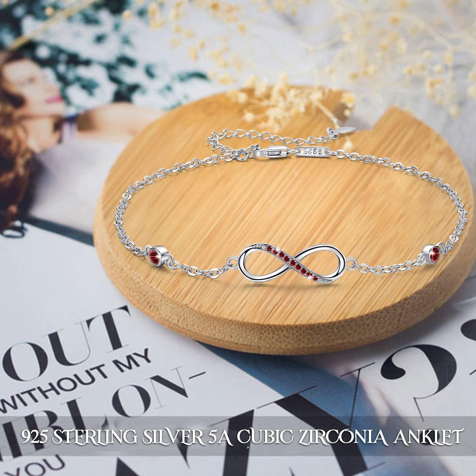 BoldlyBeautiful - Sterling Silver Endless Love Anklet | 2025 - BoldlyBeautiful