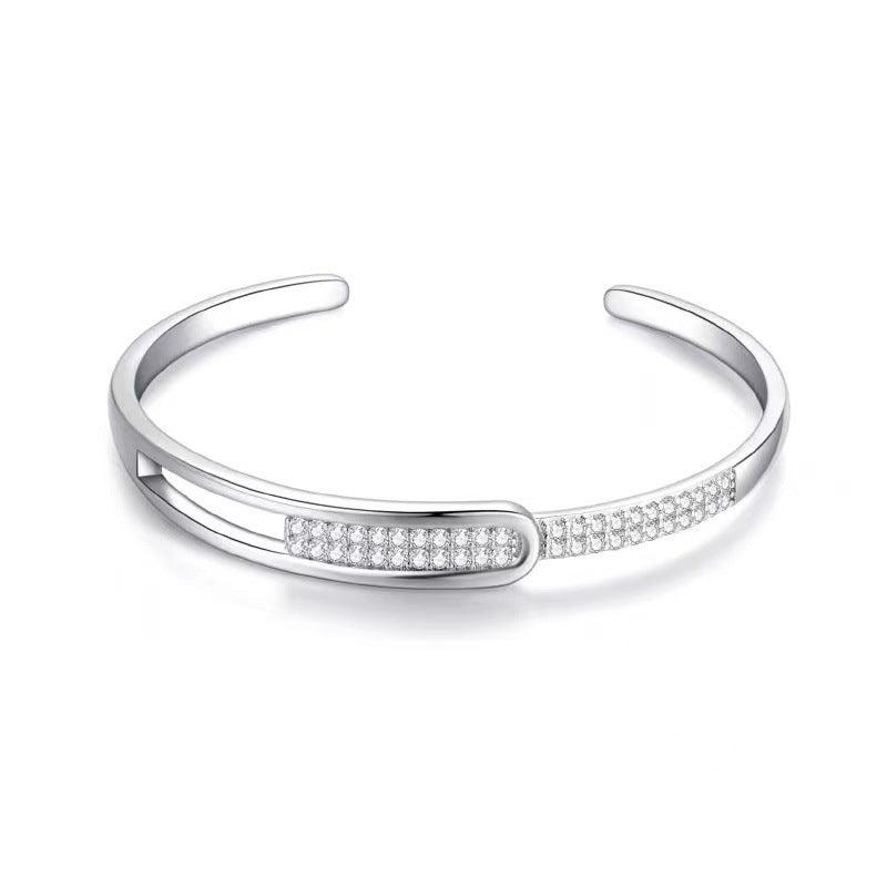 S925 Sterling Silver Korean Diamond Bracelet | Daily Wear