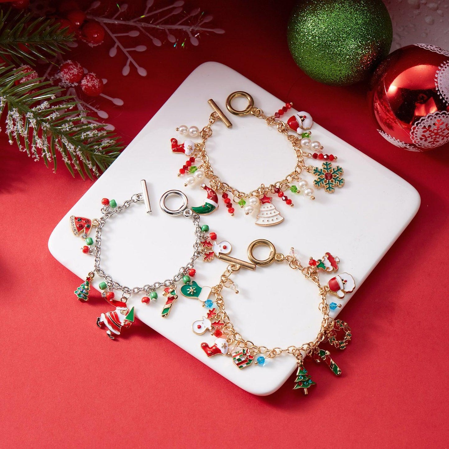 Christmas Tree Bracelet | Festive Wear